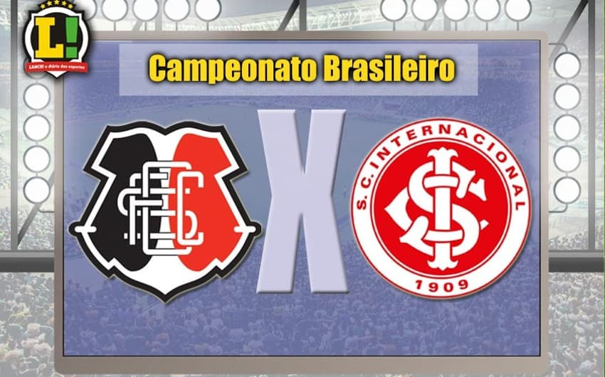 Apresentação Santa Cruz x Internacional Campeonato Brasileiro Série A