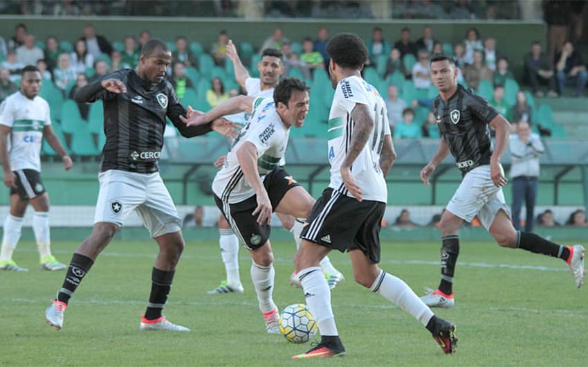 Coritiba e Botafogo ficaram em um empate sem gols no Couto Pereira, e seguem na parte de baixo da classificação