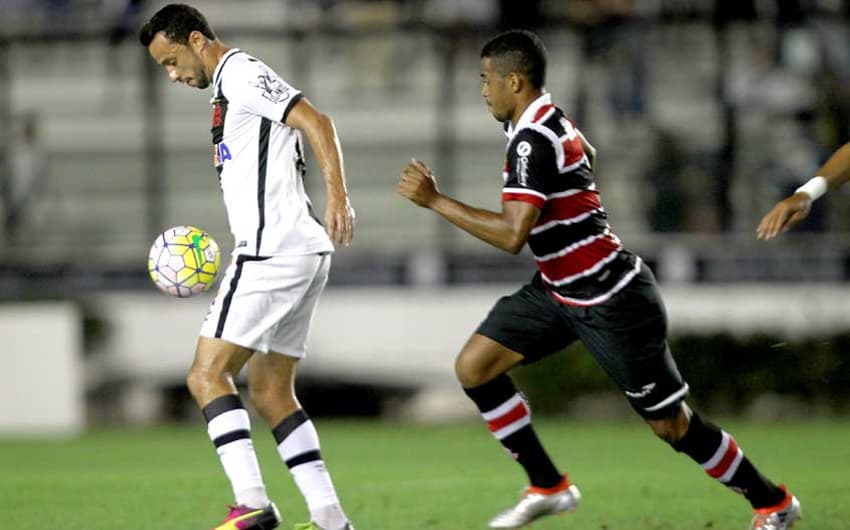 Último jogo entre Vasco e Santa Cruz: 1 a 1 em São Januário, na quarta-feira da semana passada
