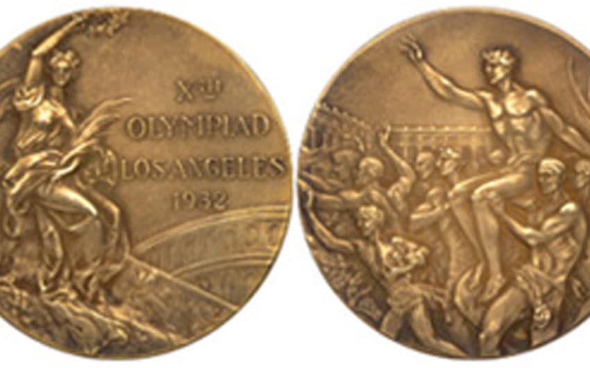 As medalhas desejadas pelos atletas nos Jogos Olímpicos de Los Angeles, em 1932