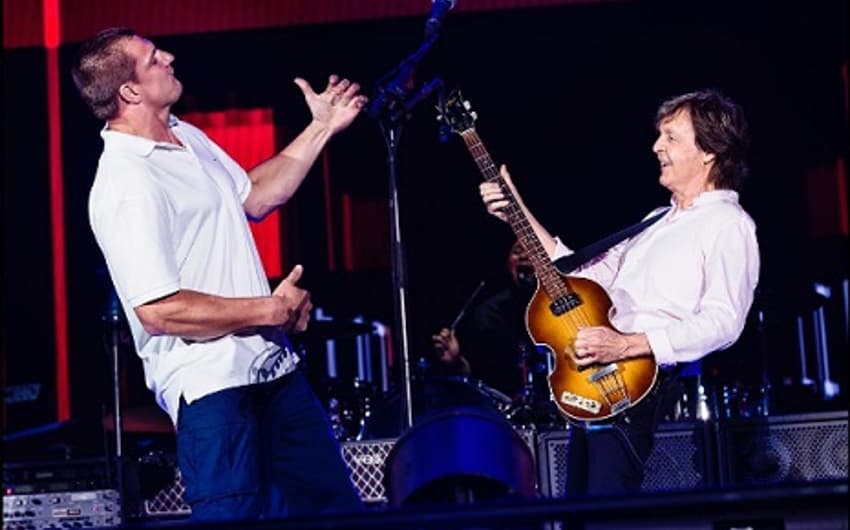 Rob Gronkowski e Paul McCartney
