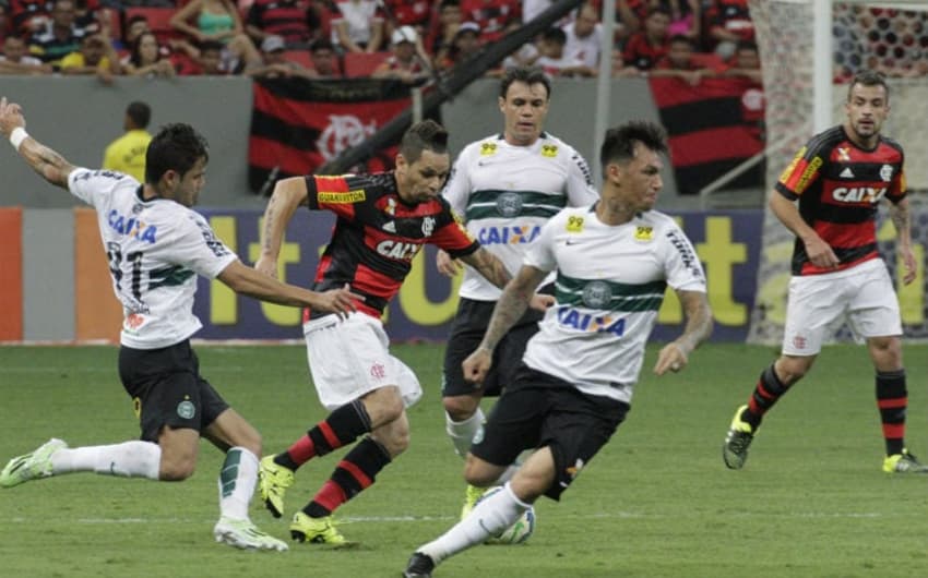 Úlimo encontro: Flamengo 0x2 Coritiba (17/09/2015, pelo Brasileirão)