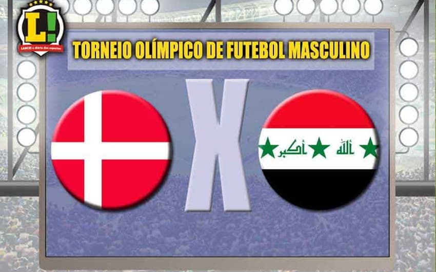 Apresentação Dinamarca x Iraque Torneio Olímpico de Futebol Masculino