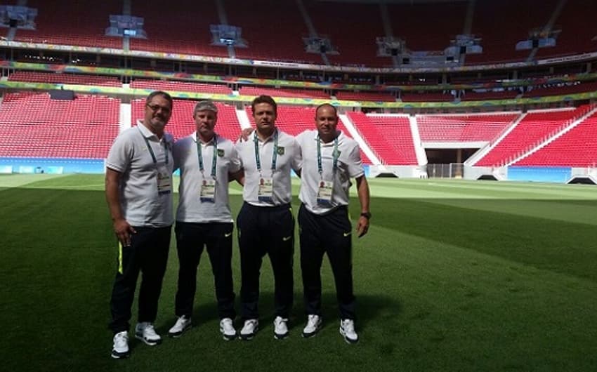 Micale e comissão da Seleção visitaram Mané Garrincha
