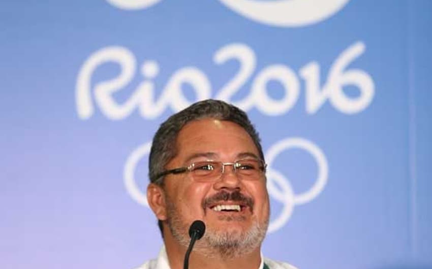 Treinador da Seleção Olímpica Rogério Micale em entrevista coletiva no estádio Mané Garrincha
