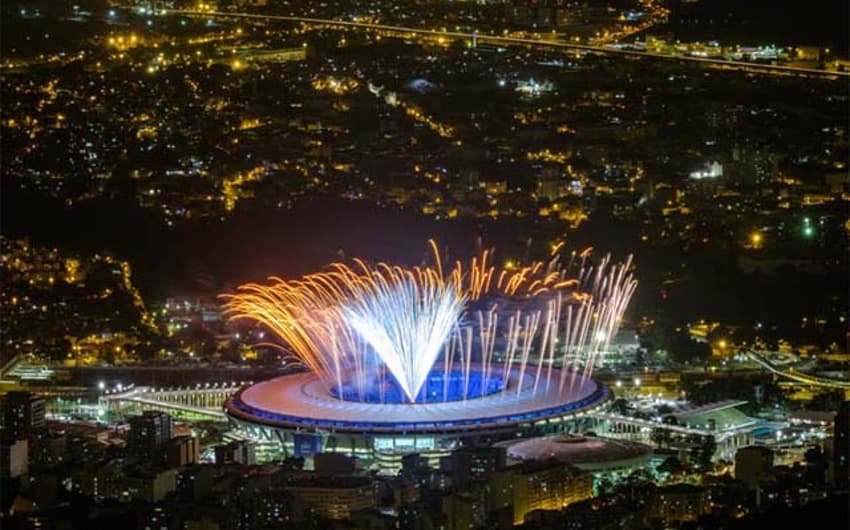 Fogos foram testados para uso na Cerimônia de Abertura da Rio-16 no Maracanã