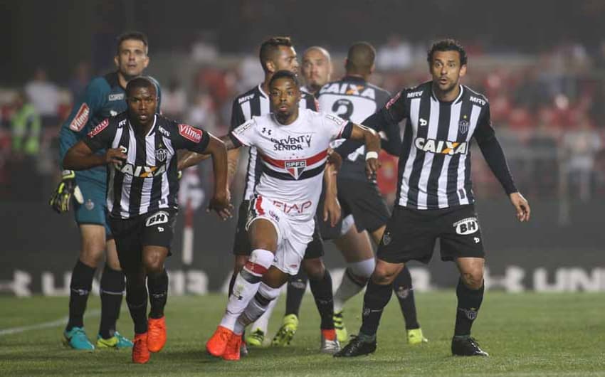 Último encontro: São Paulo 1x2 Atlético-MG (18ª rodada, 4/8/2016)