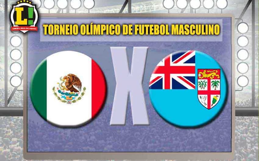 Apresentação Mexico x Fiji Torneio Olímpico de Futebol Masculino