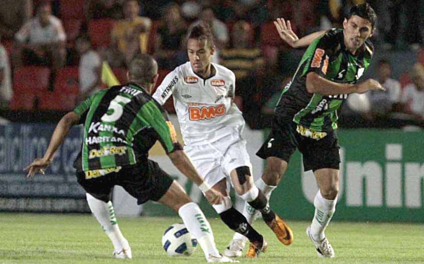 Último confronto: América-MG 1x2 Santos - 21/09/2011