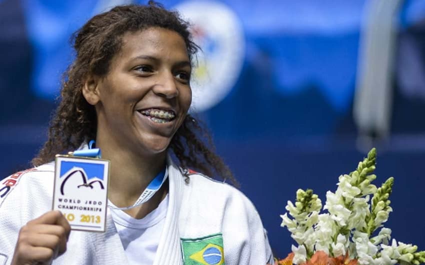 A judoca Rafaela Silva busca medalha na categoria até 57 kg