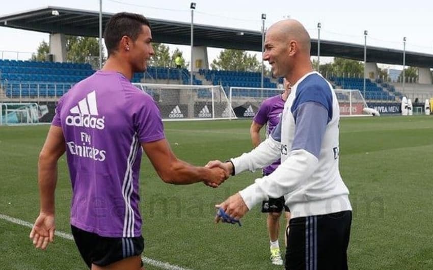 Cristiano Ronaldo e Zidane - Real Madrid