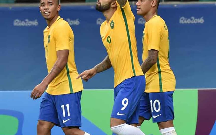 Brasil goleou a Dinamarca por 4 a 0 pela fase de grupos da Rio-2016&nbsp;