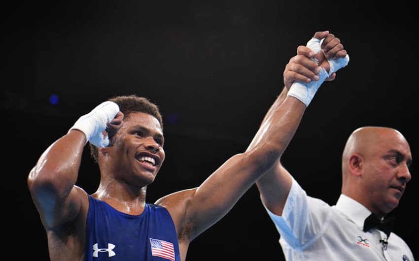 Shakur Stevenson é lutador da seleção americana de boxe na Rio-2016
