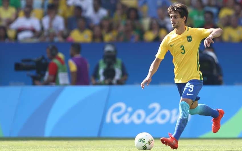 Rodrigo Caio em ação pela Seleção Brasileira nos Jogos Olímpicos do Rio&nbsp;