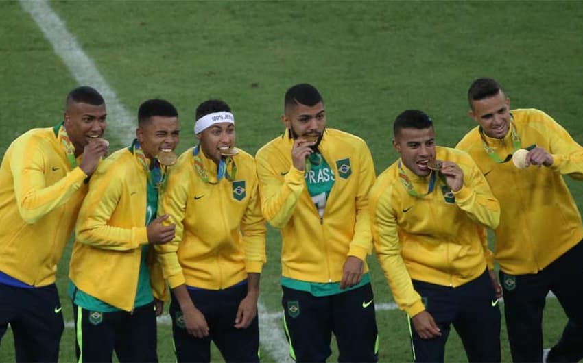futebol masculino final - Brasil x Alemanha, medalha