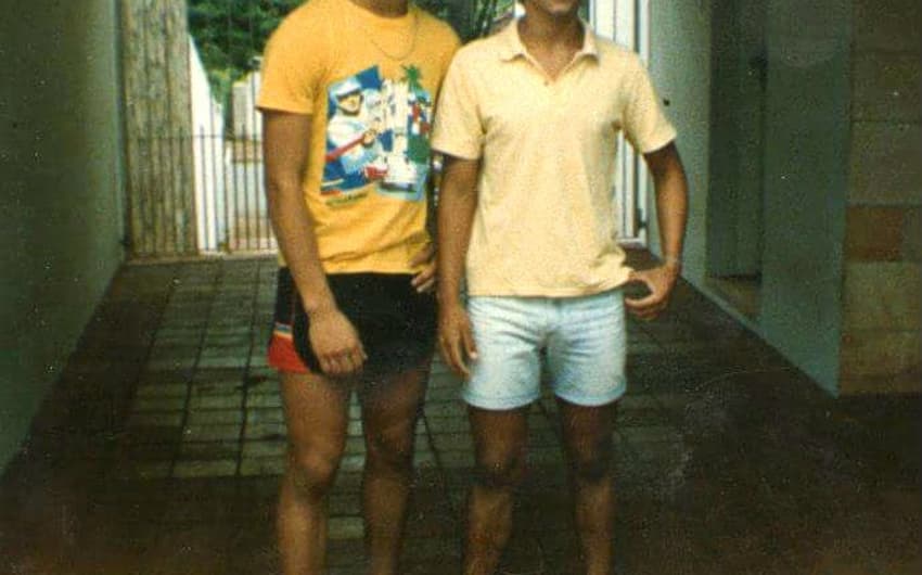 Rogério Micale, à esquerda, nos tempos de Londrina