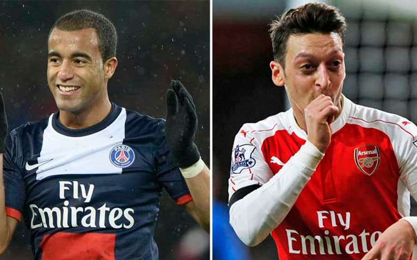 13/9 - Logo na primeira rodada o Paris Saint-Germain de Lucas encara o Arsenal, do alemão Özil