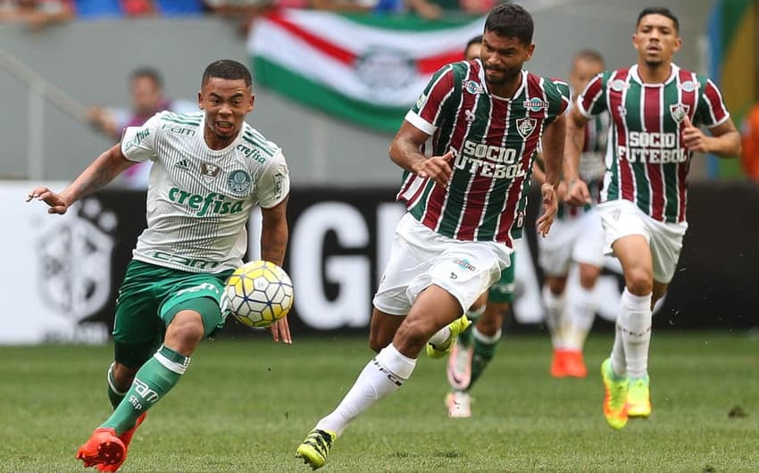 Gabriel Jesus contra o Fluminense