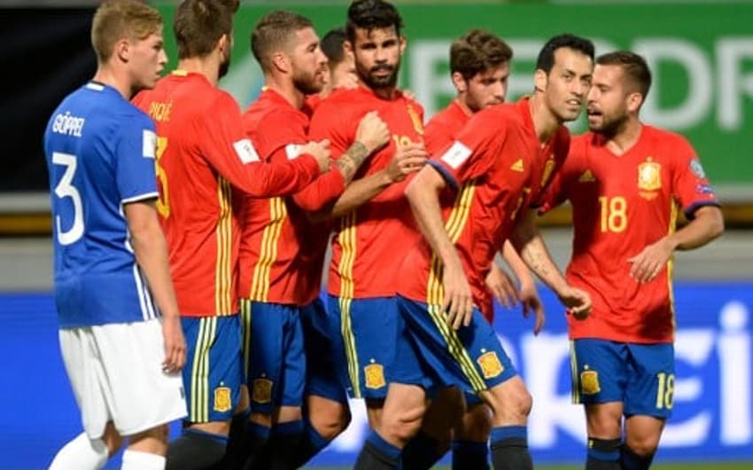 Diego Costa - Espanha - Liechtenstein - Eliminatórias 2018
