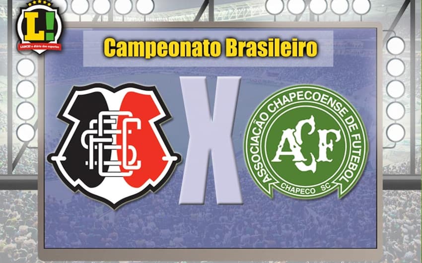 Apresentação Santa Cruz x Chapecoense Campeonato Brasileiro