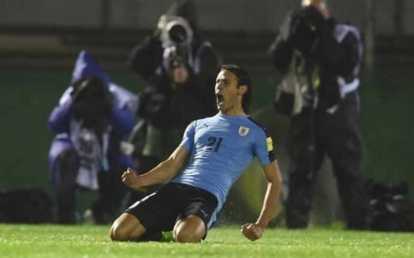 Cavani - Uruguai x Paraguai - Eliminatórias 2018