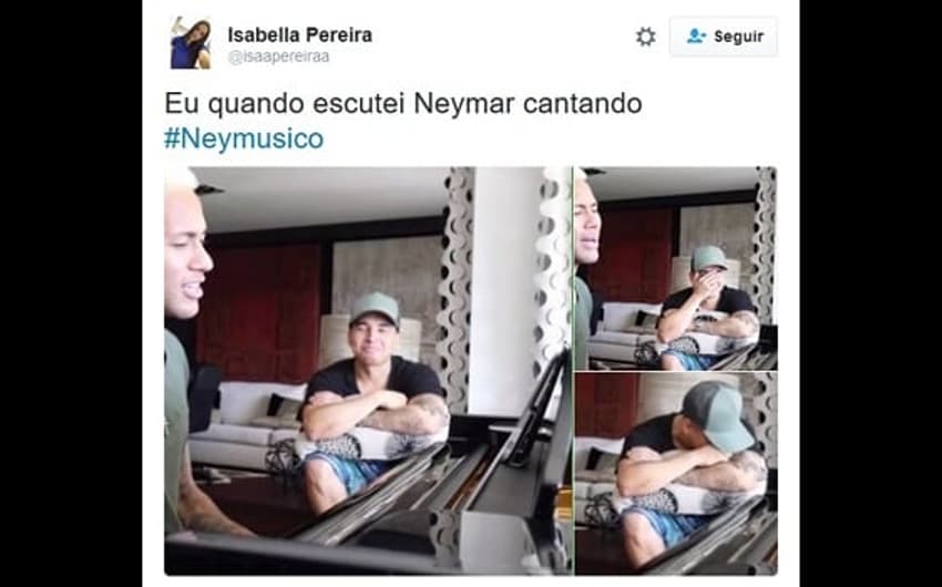 Neymar é zoado após lançamento de música