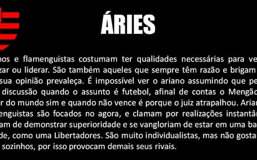 Áries / Flamengo