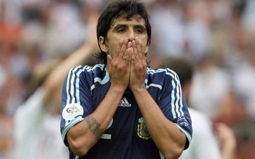Lucho jogou a Copa de 2006 pela Argentina, quando sua seleção caiu para a Alemanha nas quartas de final