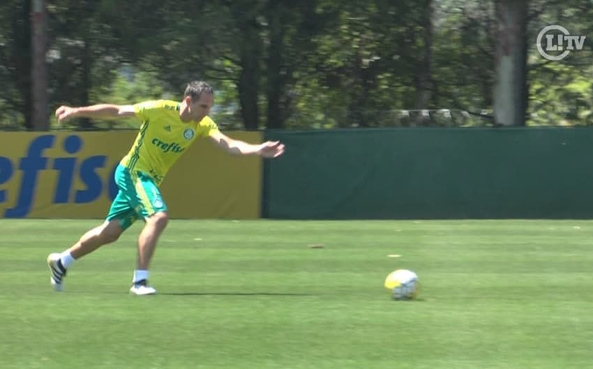 Em recuperação, Fernando Prass bate bola e treina firme no Palmeiras