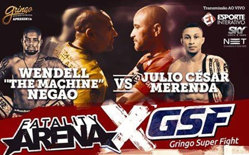 Ex-UFC Wendell Negão e Júlio César 'Merenda' medem forças no Fatality Arena vs GSF