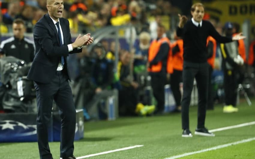 Thomas Tuchel e Zidane - Borussia Dortmund x Real Madrid