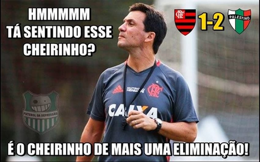 Rivais não perdoam eliminação do Flamengo
