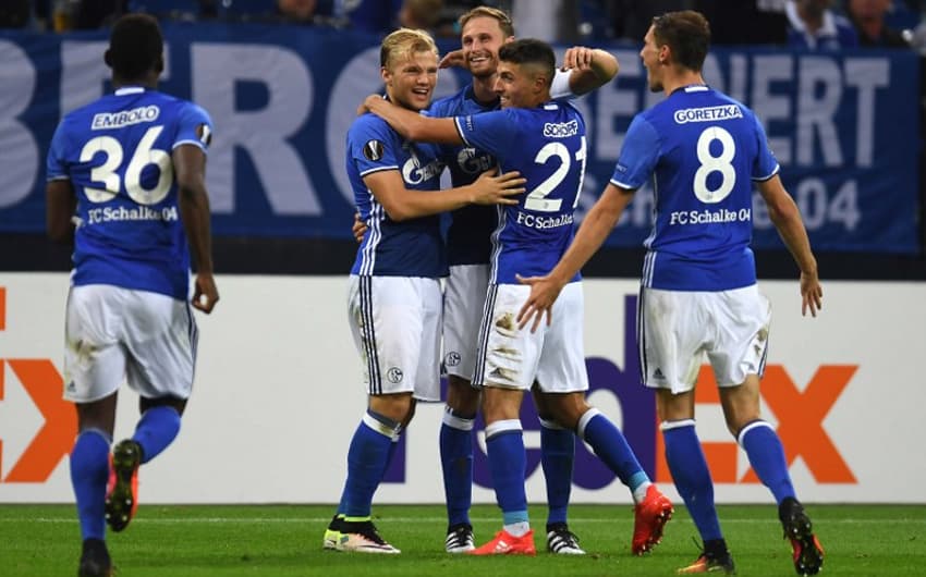 Gol Höwedes - Schalke 04 x Red Bull Salzburg