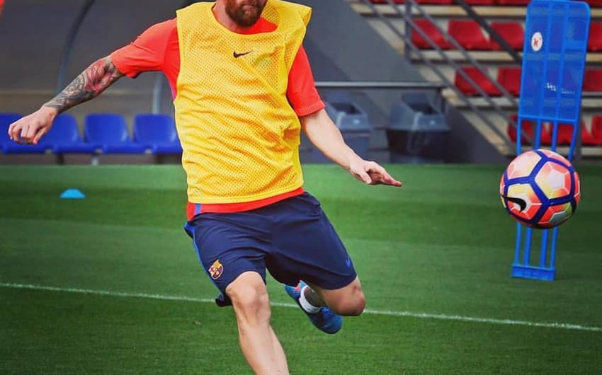 Messi - Treino do Barcelona