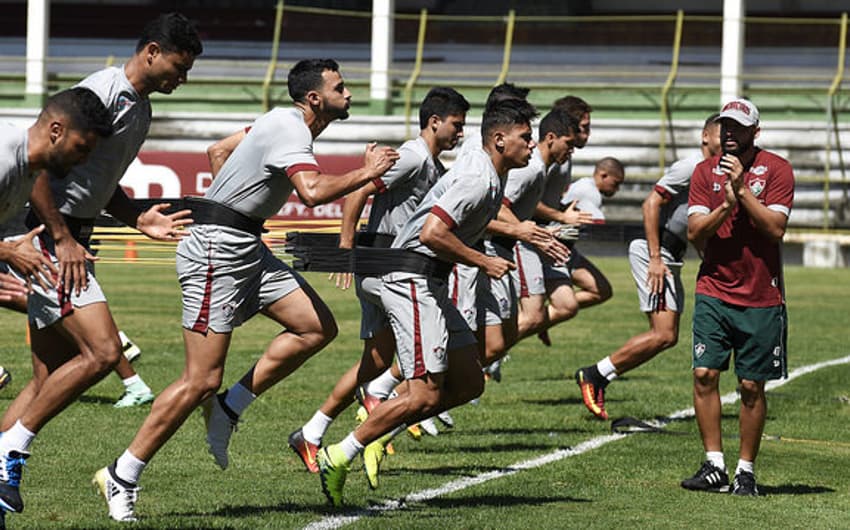 Treino físico nas Laranjeiras (Foto: Mailson Santana/Fluminense F.C.)