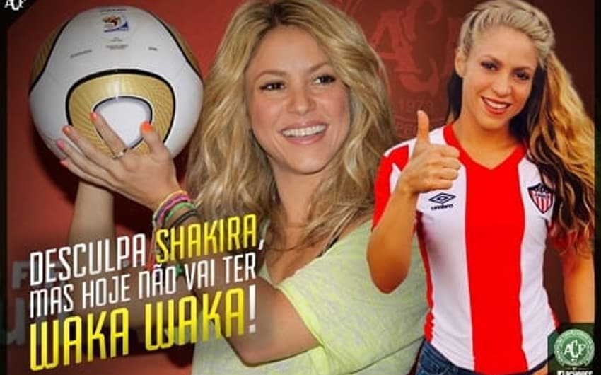 Chapecoence 'zoa' Shakira no Twitter