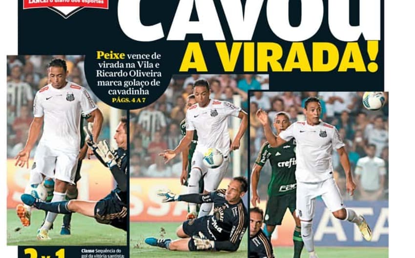 Capas do L!: Santos 2 x 1 Palmeiras - Paulistão 2015 - Primeira fase