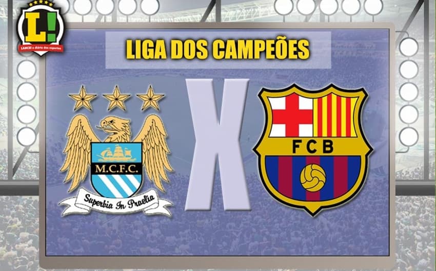 Apresentação Manchester City x Barcelona Liga dos Campeões