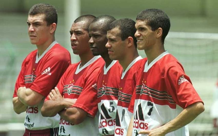 Émerson, Paulo César, Marcão, Roni e Magno Alves no Fluminense em 1999