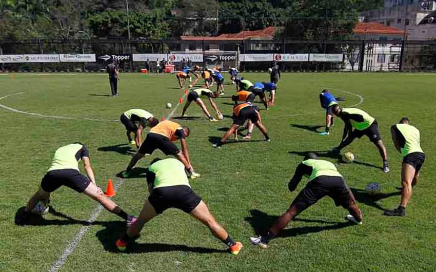 Treino Botafogo - Jogadores em atividade