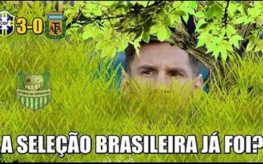 Os memes da vitória do Brasil sobre a Argentina