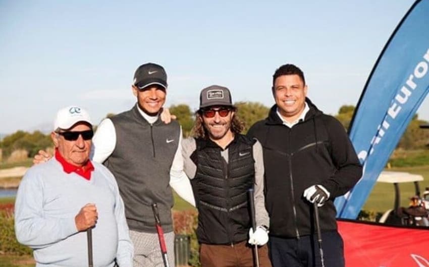 Ronaldo participa de torneio de Golf com Rafael Nadal