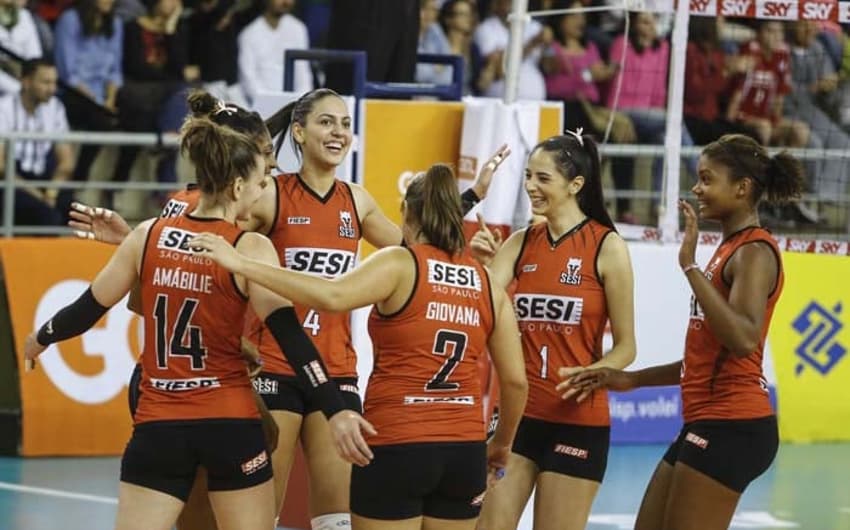Superliga Feminina - Sesi-SP recebe invicto Dentil/Praia Clube nesta terça-feira - Sesi-SP jogará em casa