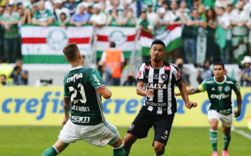 Rodrigo Lindoso e Roger Guedes - Palmeiras x Botafogo