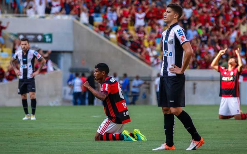 Último jogo: Flamengo 2x0 Santos - 27/11/2016 - Maracanã - Brasileirão