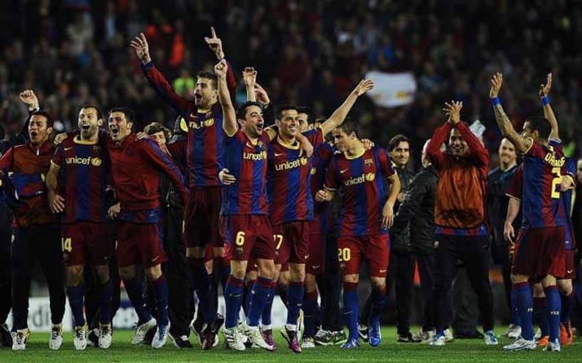 03/05/11 - Barcelona, que tinha vencido na ida, segura 1 a 1 e vai à final da Champions