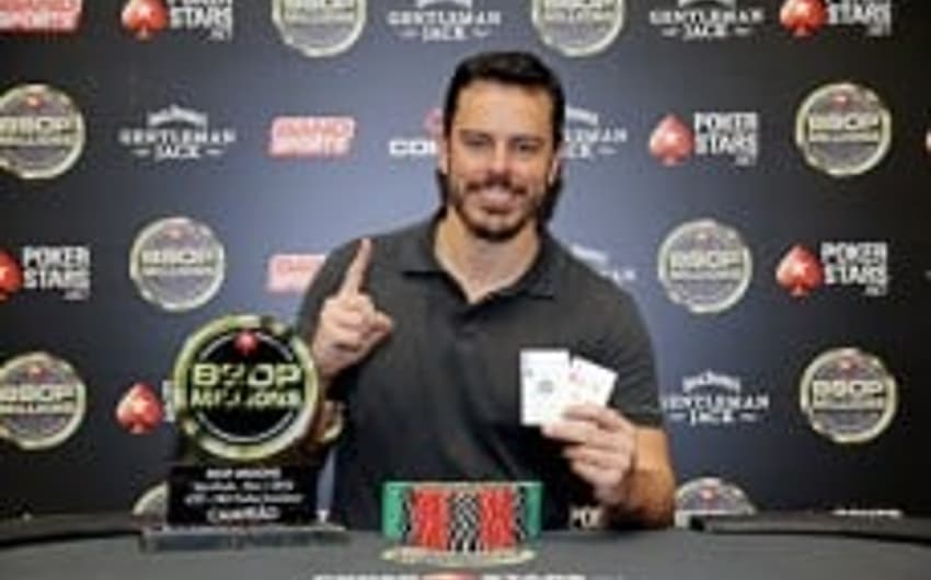 Paulo Gini conquistou um torneio com formato rápido no BSOP Millions