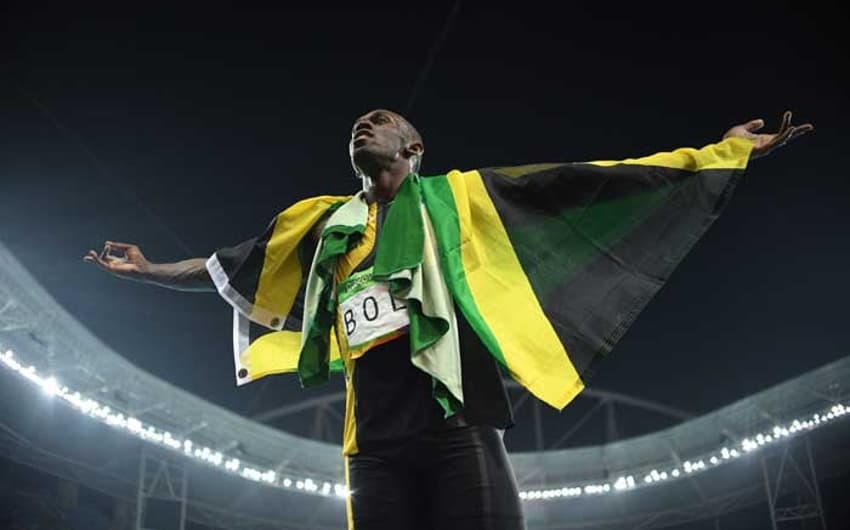 Foto do ano - Usain Bolt celebra mais uma conquista