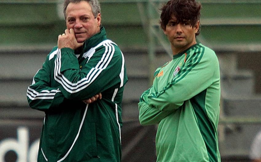 Cristiano Nunes e Abel Braga trabalharam juntos no Fluminense e outros clubes (Foto: Ralff Santos/Fluminense)
