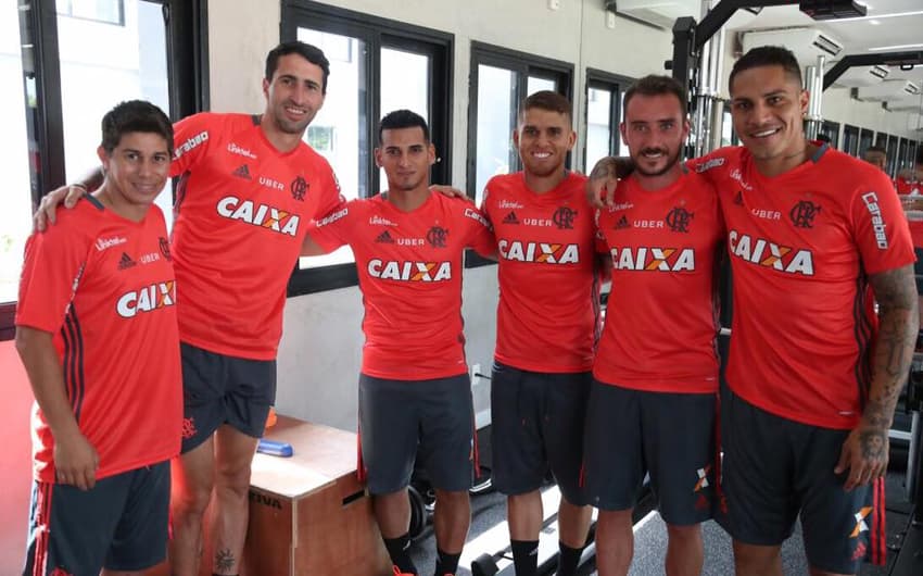 Flamengo tem agora seis estrangeiros no elenco (Gilvan de Souza / Divulgação/ Flamengo)